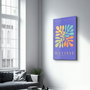 Wallity Pintura Decorativa de Vidrio Templado Multicolor 35 x 55 cm